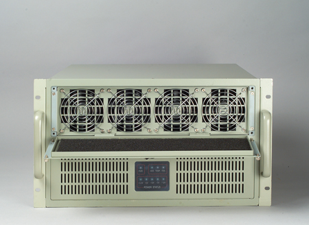 6U 20-Slot Rackmount Chassis with Quad System Support and 400W PSU