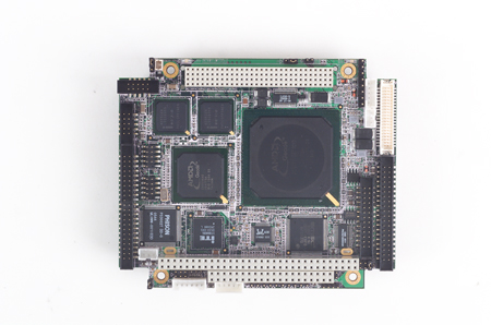 AMD LX800 PC/104-Plus Module with Onboard Memory, Flash, 4COM, 4USB and Wide Temp support (-20~80C)