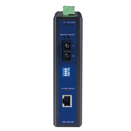 EKI-2541M-AE-Ethernet to Multi mode Fiber Media converter