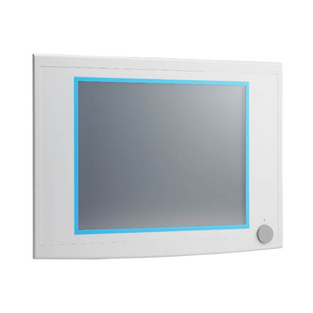 15" XGA LCD Industrial Monitor with Resistive Touchscreen, VGA, DVI, USB