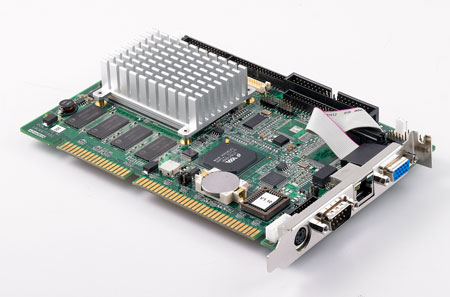 ISA half-sized Single Board Computer VIA Mark 533 with LVDS/VGA/LAN