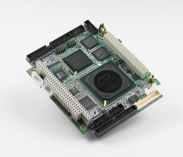 AMD LX800 PC/104-Plus Module with Onboard Memory, Flash, 4COM, 4USB and Wide Temp support (-20~80C)