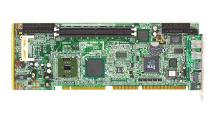 Intel<sup>®</sup> Celeron<sup>®</sup> 650MHz ULV Full-size Single Board Computer with VGA/ Single FE LAN/ PCI/ HISA,RoHS