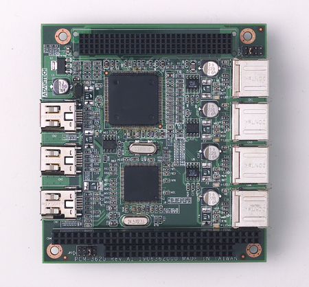 USB2.0 and IEEE1394 PC/104+ module, G