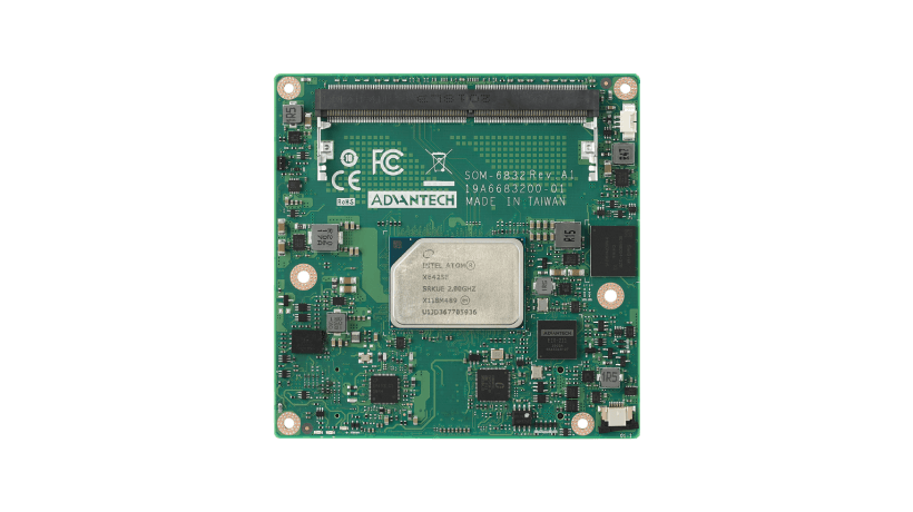 COM Express Compact Module is equipped with low-power processor in a board size of 95mm x 95mm. Type 6 provides DDI display interface, HDA, super speed I/Os and high bandwidth expansion interfaces such as USB3.0, SATAIII and PCIe gen3. It offers a balance performance with low power consumption.