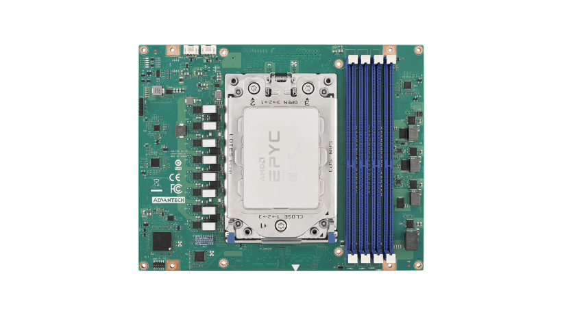 COM-HPC Server has D/E two sizes with IPMB remote control ability and next generation high-speed I/O like PCIe Gen5 (32GT/s), USB4 (40Gbps), and 25GbE