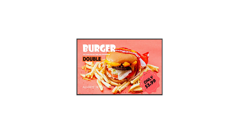 VWK-9550-UD50SX-B0: 55" UHD Signage Optimized for Video Wall 