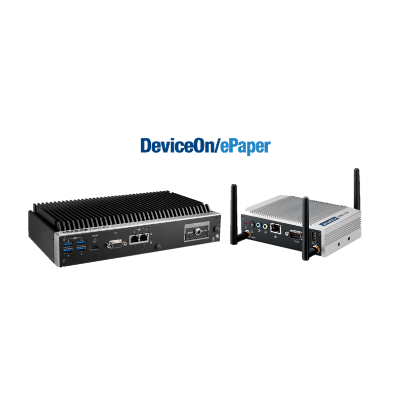 DeviceOn/ePaper performs device management, service management and image generator services through 2-way communications