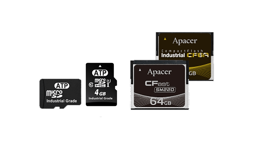 Give your device a storage boost! Advantech Certified Industrial Grade Flash Cards offer high performance, high reliability, and power efficient storage. The physical format is now used for a variety of devices. You can choose from CompactFlash cards (CF cards), CFast cards,  to Micro SD cards in a broad range of capacities!