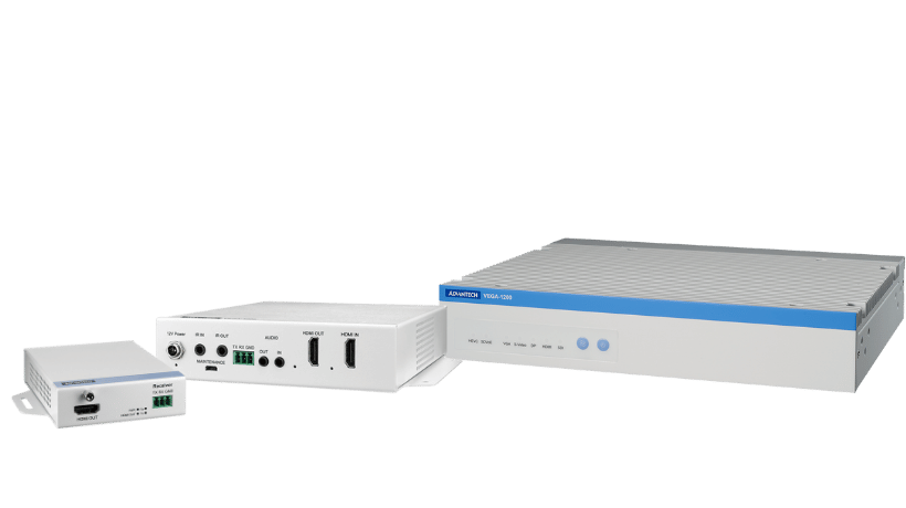 The VEGA 1000 family of AV over IP transceivers supports lossless UHD video with almost zero latency transmission.