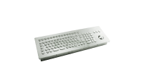 Housed in aluminum, foil, glass, stainless steel, or silicone, Industrial keyboards are rated IP65 or IP68 and can include a mouse button, joy-stick, mousepad, or numeric keypad.
