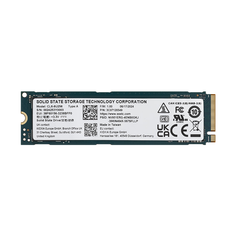 SSSTC M.2 2280 2TB NVME G4x4 SSD -25°C ~85°C 96FD80-P2TB-TS1 |研華 IoTMart