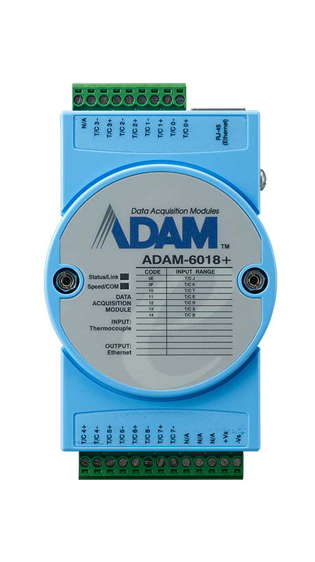 Used & Tested ADVANTECH ADAM-4117 8-Channel Analog Input Module