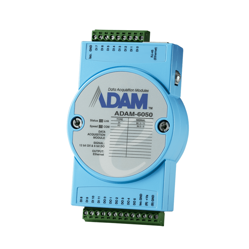 12DI/6DO IoT Modbus/SNMP/MQTT Ethernet Remote I/O