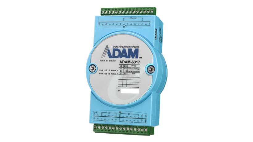 8AI/10DI/11DO IoT Modbus/OPC UA Ethernet Remote I/O