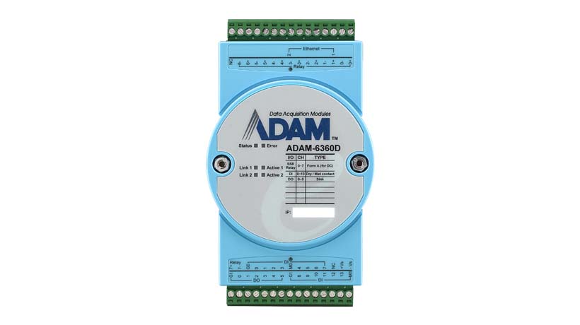 8Relay(SSR)/14DI/6DO IoT Modbus/OPC UA Ethernet Remote I/O