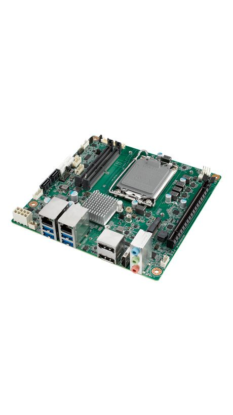 MiniITX RPL-S LGA1700/12-24V DCIN/Q670E/PCIex16