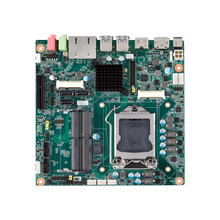 Mini-ITX Motherboard with Intel<sup>®</sup> Core™ i7/i5/i3 LGA 1151, DP/VGA/HDMI/LVDS , dual GbE, 4 x USB 3.0, 4 x USB 2.0, 1 x F/S Mini PCIe, 1 x H/S MiniPCIe