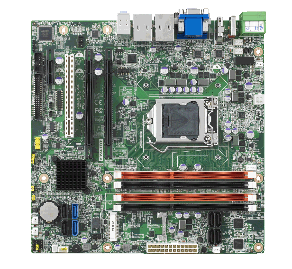 Intel<sup>®</sup> Xeon<sup>®</sup> E3/ Core™ i7/i5/i3 MicroATX with CRT/DVI/HDMI, 6 COM, 2GbE, SATAIII
