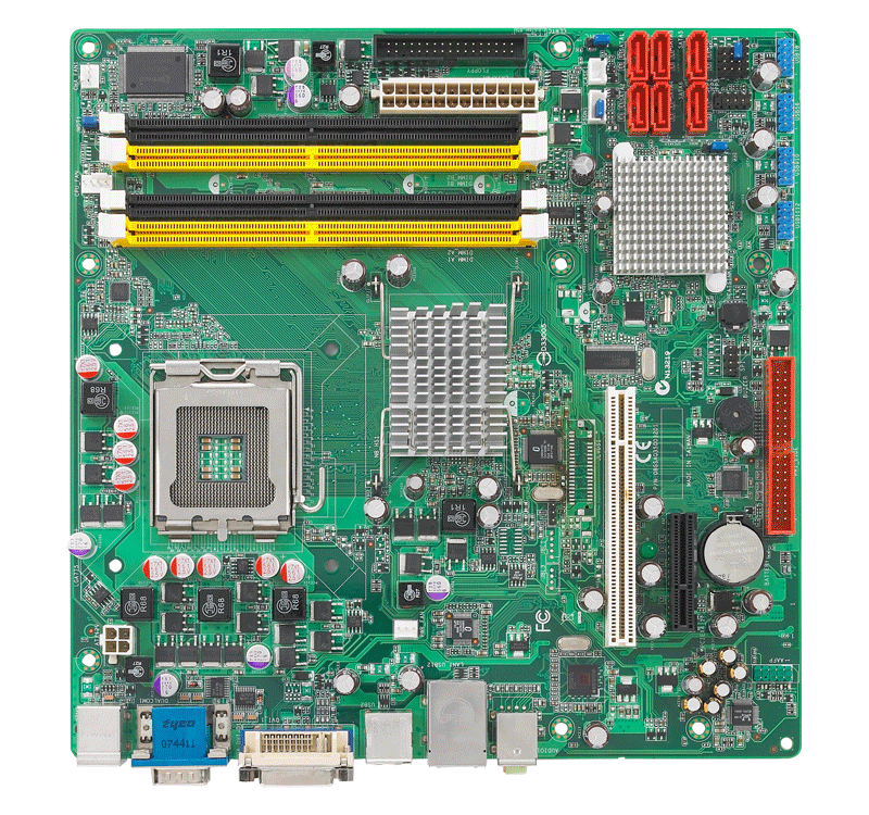 LGA 775 Core 2 Quad/Core 2 Duo Processor-based MicroATX with DDR2/GbE/DVI/2 COM