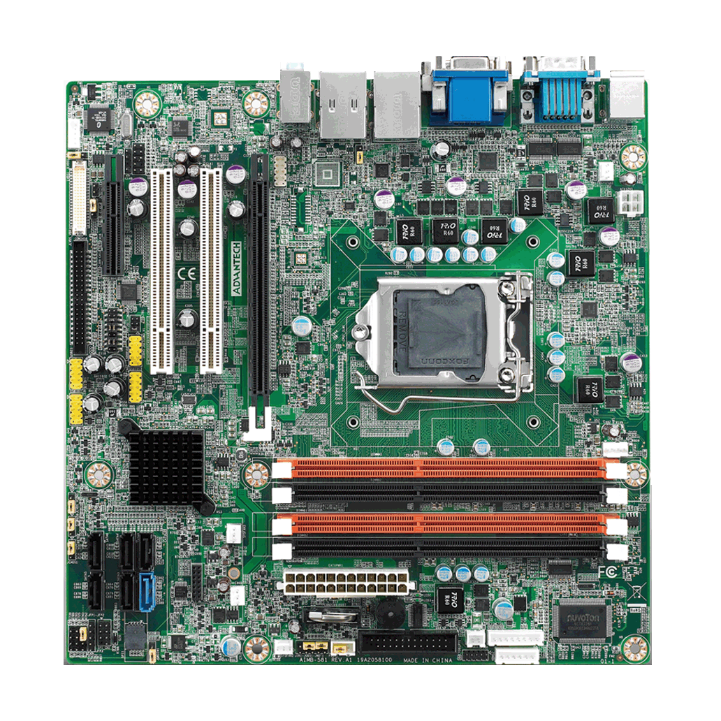 CIRCUIT BOARD, LGA1155 mATX VGA/DVI/PCIe/2GbE/4 COM/Q67