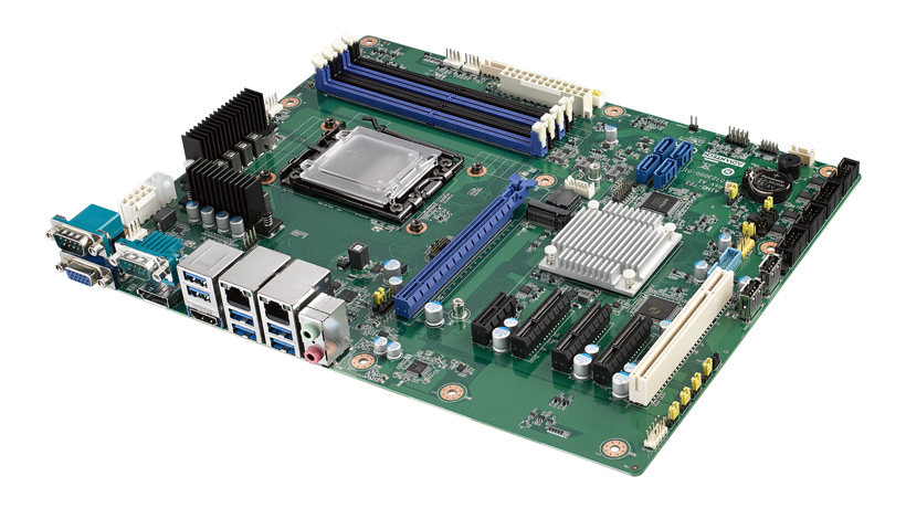 AIMB-723 LGA1718 AMD Ryzen™ Embedded 7000 ATX Motherboard with DP/HDMI/VGA, DDR5, USB 3.2, M.2