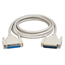 Serial Cable, DB25 M to DB25 F, 1.8 m / 6 ft