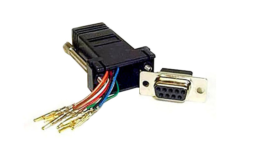 Serial Port Adapter, DB9 F to RJ-45