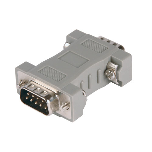 Adaptateur Null Modem DB9 Mâle vers mâle Slimline Transfert de données Serial Port Adapter Lot de 2. 