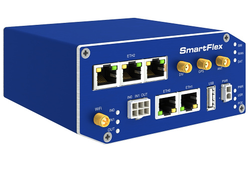 SmartFlex, Global, 5x Ethernet, Wi-Fi, PoE PD, Metal, International Power Supply (EU, US, UK, AUS)

