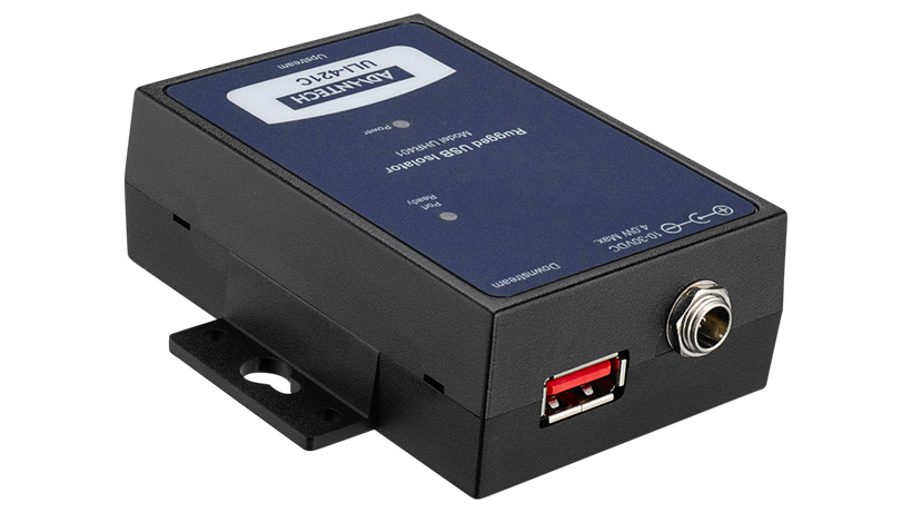 ULI-421C - USB 2.0 Isolator, 4 kV, High Retention Connectors. 1 Ports, Panel Mount Case