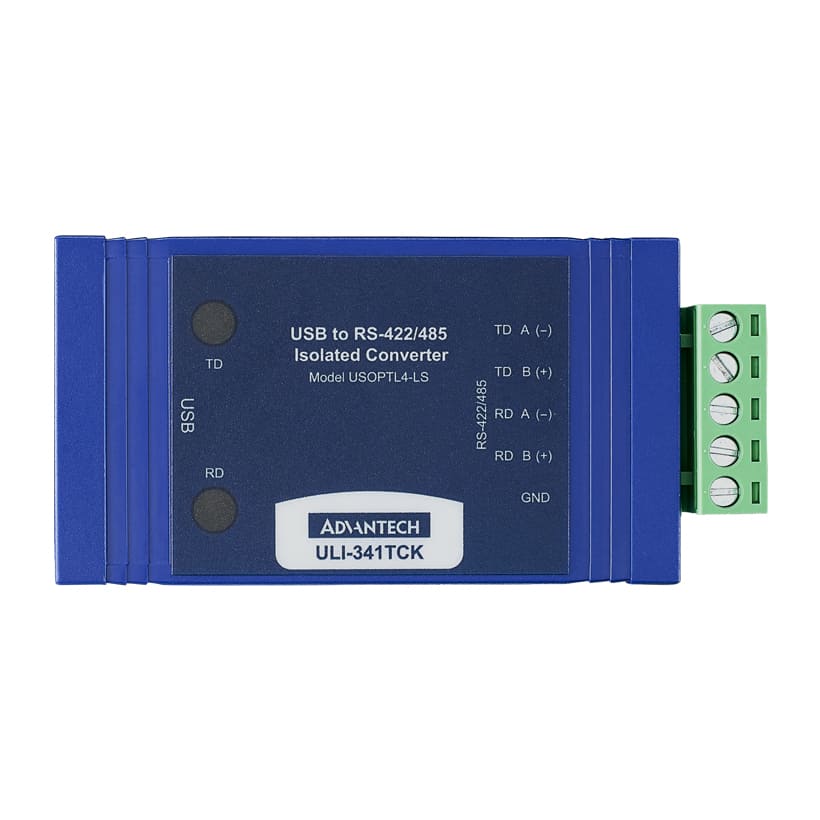 Serial Converter, USB 2.0 Locked Serial Num to RS-422/485 TB, Isolated