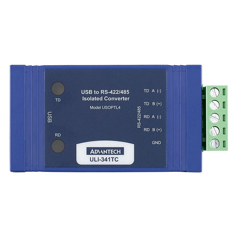 Advantech USOPTL4 Isolated RS-422/485 Converter - Open Box, No Accessories, As Pictured