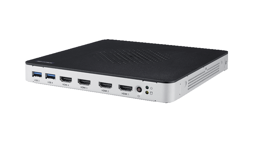 AMD R2000搭載 超スリム型デジタルサイネージプレーヤー（3/4画面出力対応・2K/4K対応）