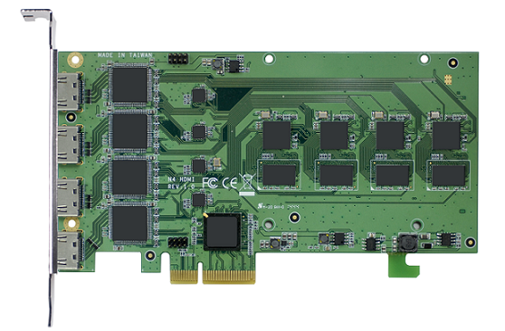 4-Channel Full HD PCIe Video Compression Card with SDK