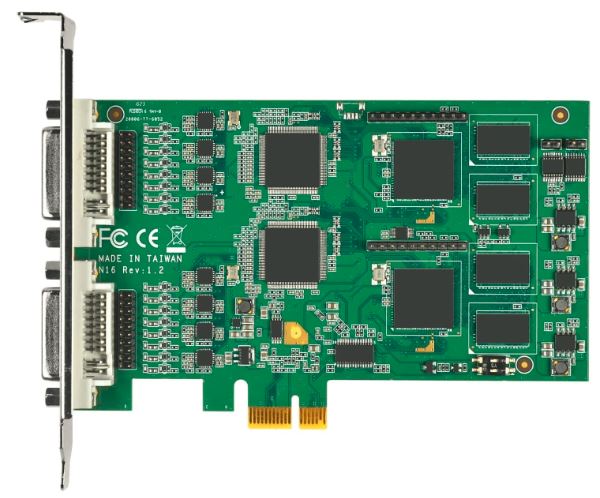 PCIeX1 16ch D1 HW capture card