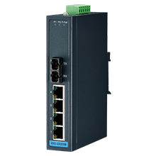 4 + 1FX ST Multi-Mode unmanaged Ethernet switch