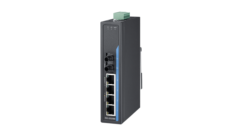 4 + 1FX ST Multi-Mode unmanaged Ethernet switch