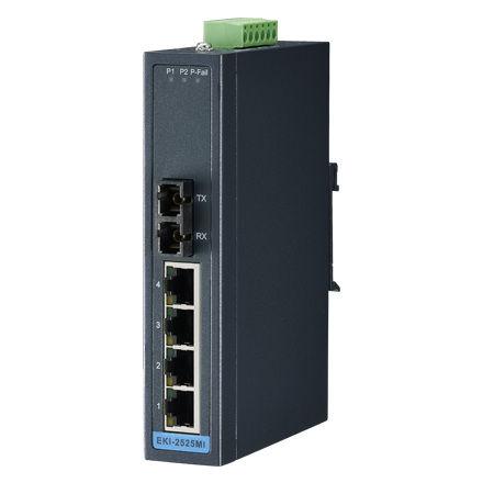 4 + 1FX SC Multi-Mode unmanaged Ethernet switch