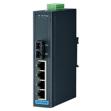 4 + 1FX Single-Mode unmanaged Ethernet switch
