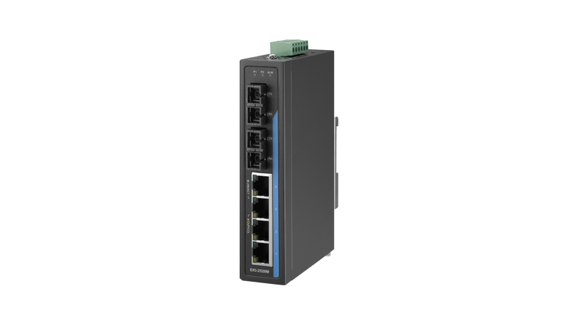 4-Port 10/100M+2 Fiber Unmanaged Ethernet Switch