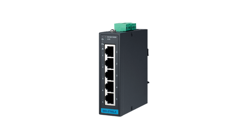 5-port 2.5GbE Unmanaged Ind. Ethernet Switch