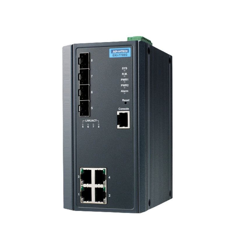 4G + 2SFP + 2VDSL Managed Ethernet Sw wide temp.