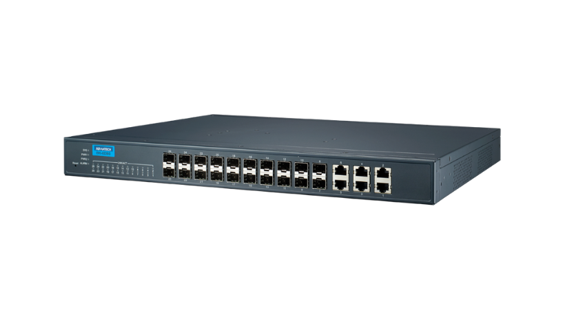 6GE+20G SFP Port Managed Switch , 48VDC