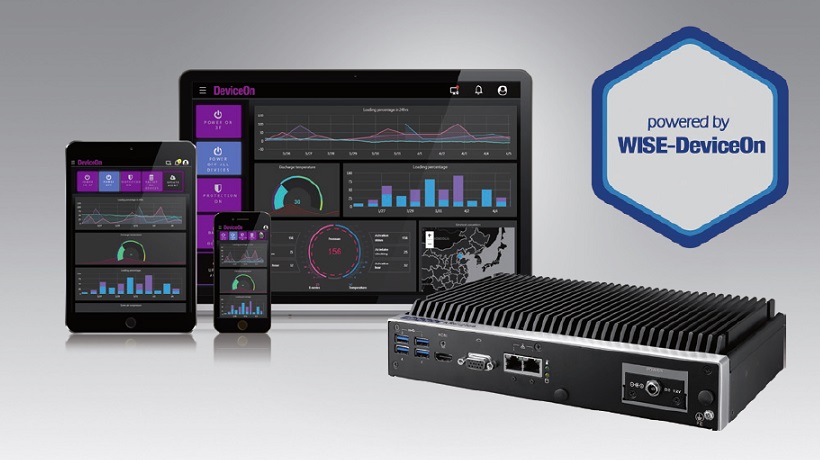 WISE-DeviceOn EI system Preconfigured system: High-performance computing powered by 6th Generation Intel<sup>®</sup> Core™ U-series i5, WES7E/Win 10