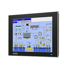 12.1" XGA Industrial Monitor with Resistive Touchscreen (VGA/DP)