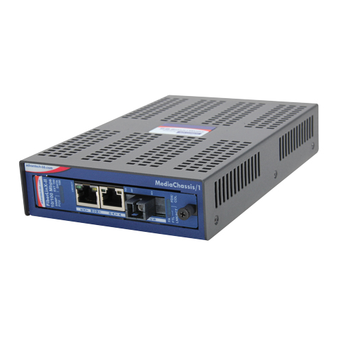 Managed Modular 1-slot Media Converter Chassis,  AC Power (also known as MediaChassis 850-13100)