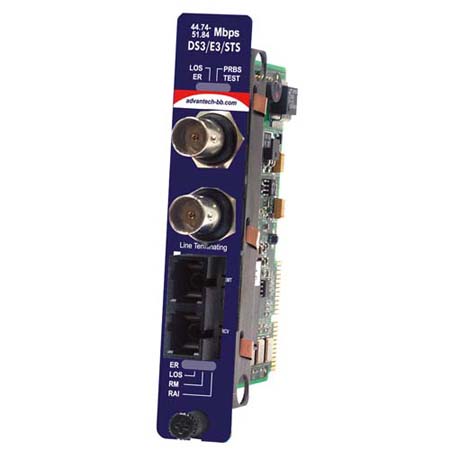 Managed  Modular Media Converter, DS3, Single-Strand 1550xmt, 40km, SC (also known as iMcV 850-14413)