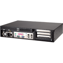2U Rackmount Bare Chassis with Motherboard Support, All Front Access I/O and 300W PSU