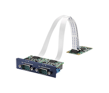 Isolated RS-422/485, 2-Ch, DB9, PCIe I/F